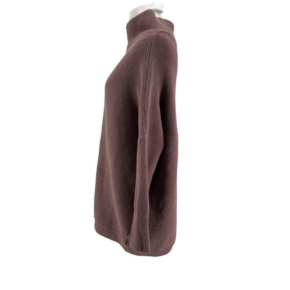 Free People Women's Taupe Brown Ottoman Slouchy Tunic Sweatwer Size XS - Picture 3 of 7
